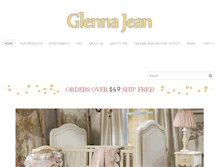 Tablet Screenshot of glennajean.com